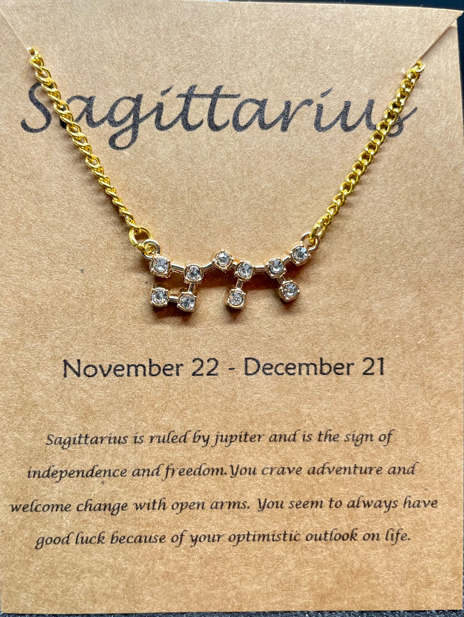 Gold Zodiac Constellations Gem Designs by Marcia