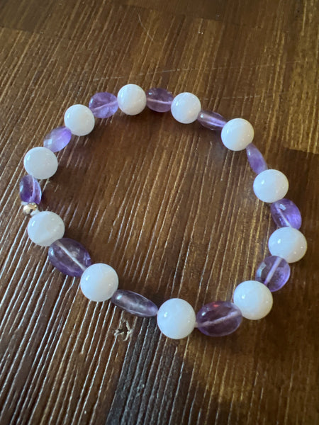 Moonstone and Amethyst