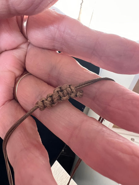 Corded slide Necklace