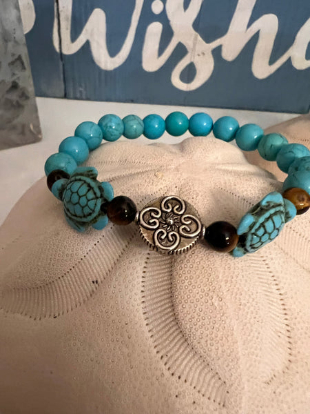 Medallion Turtle Bracelet