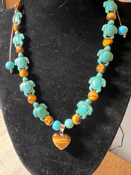 Corded slide Necklace