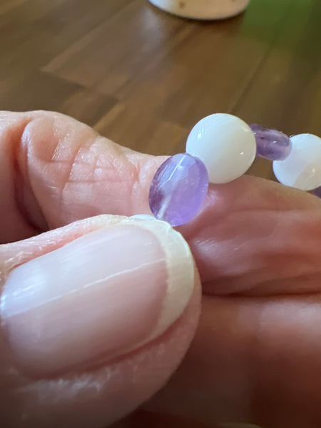 Moonstone and Amethyst