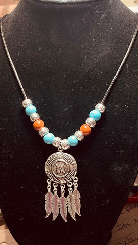 Turquoise and Jasper Necklace