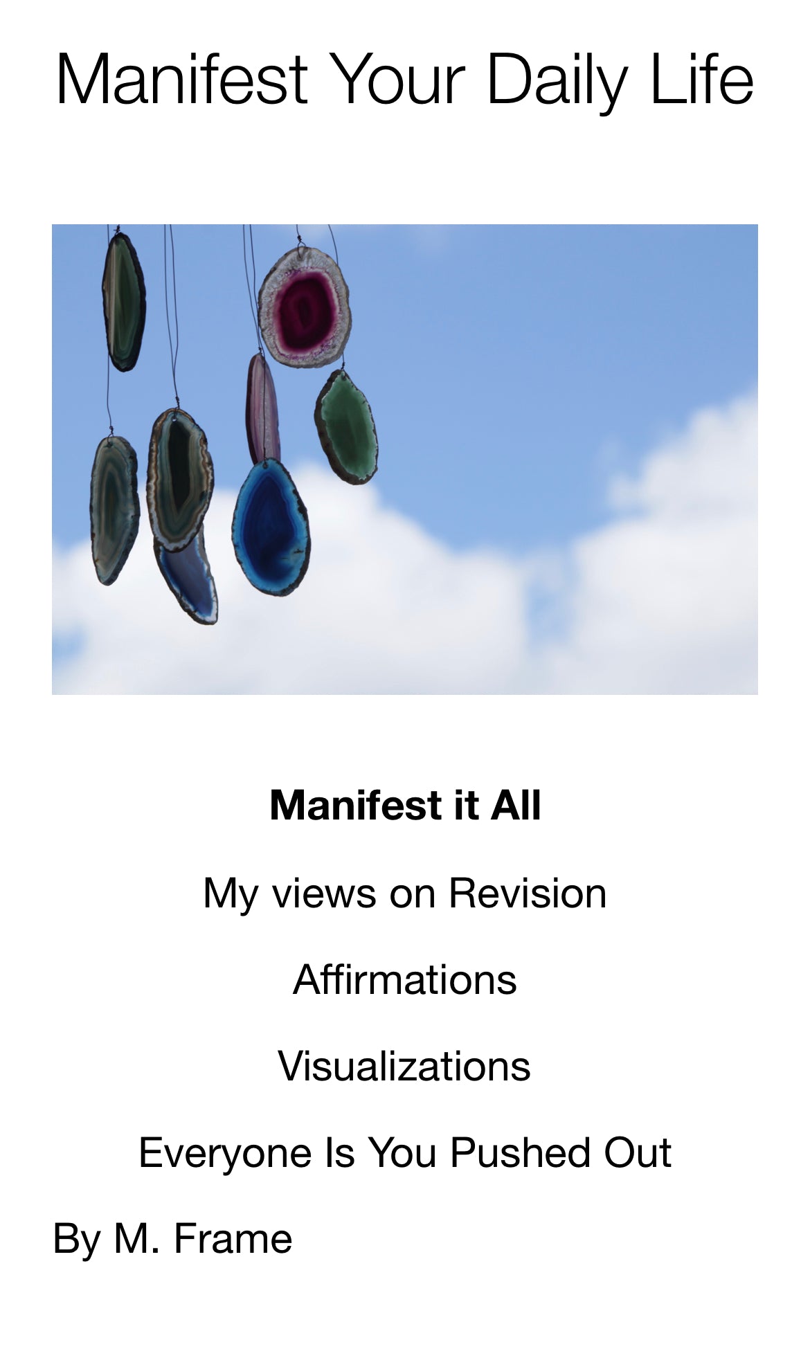 Manifest Your Daily Life (E-Book)