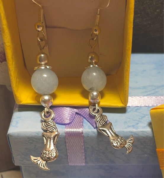 Mermaid Aquamarine Earrings