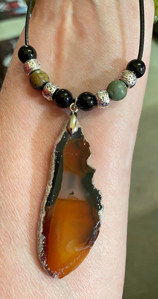 Agate Necklace (1of a kind)